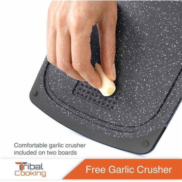 3 Set - Small to Extra Large Cutting Boards, Non-Slip Rubber Chopping Board Set - Picture 5 of 7